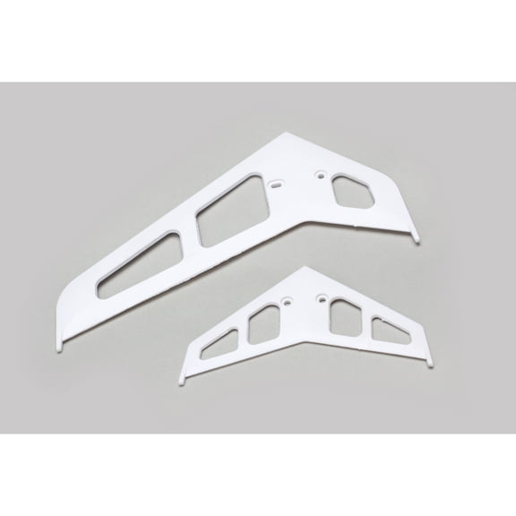 Blade Stabilizer Fin Set White B500 3D/X BLH1872 Replacement Helicopter Parts
