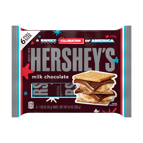 HERSHEY'S Milk Chocolate Bars (Pack of 3)
