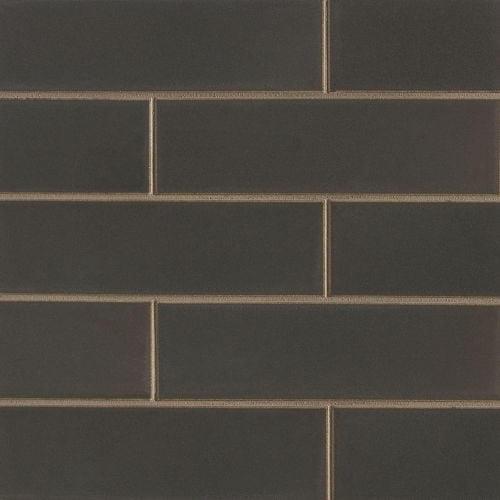 Orbit Matte Brown Porcelain Subway Tile 2.5'' x 9''