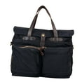 thumbnail image 3 of fenteer men\'s waterproof canvas briefcase - casual and stylish large capacity file bag Black, 3 of 8