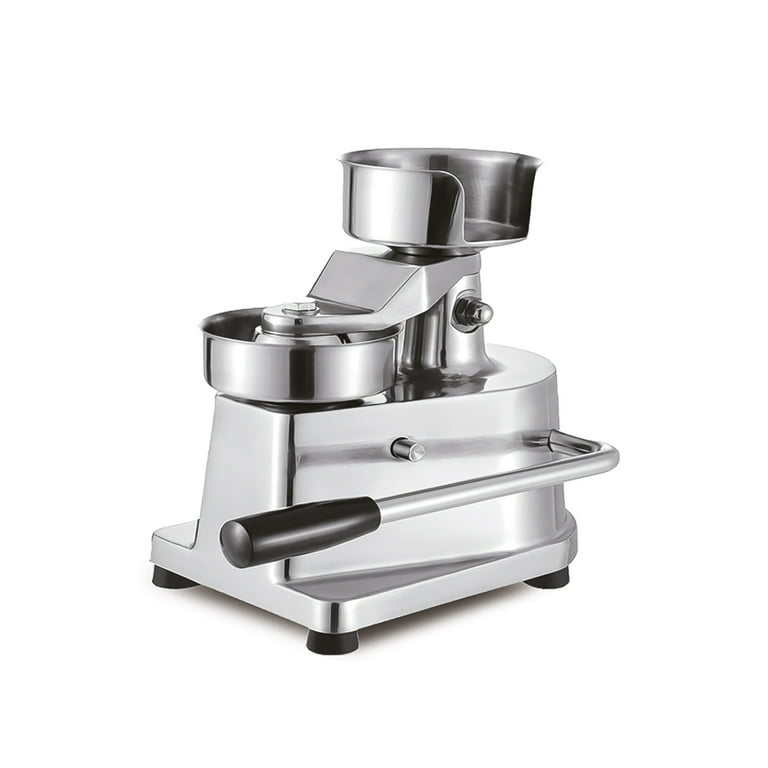 ALDKitchen Commercial Burger Press - 5" Patty Forming Machine, Stainless Steel & Cast Aluminum, Includes 500 Patty Papers