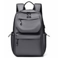 thumbnail image 4 of FUZHIQ School Backpack for 7th 8th 9th 10th Grade, Minimalist Multi Pocket Bookbag with Water Resistant Fabric & Padded Straps, Large Capacity Middle High School Backpack, Grey, 4 of 4