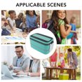 thumbnail image 4 of CHICIRIS Lunch Boxes, 1400ml Stainless Steel Lunchbox With Chopsticks Spoon, Microwave Safe, Portable 2 Layer Bento Boxes For Students, Office Workers, 4 of 8