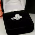 thumbnail image 6 of Lakshya Jewel LLC Cubic Zirconia Women's & Men's Engagement Ring 14K White Gold Plated, 6 of 6