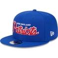thumbnail image 3 of Men's New Era Royal New England Patriots Main Script 9FIFTY Snapback Hat, 3 of 6