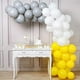 thumbnail image 1 of PartyWoo Globos Gris Amarillo Blanco, 60 piezas Paquete de Globos Amarillos de 12 Pulgadas Partywoo PartyWoo, 1 of 2