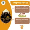 thumbnail image 2 of Bálsamo Earthborn Organics Just Tallow, 60 ml, sebo de res de animales alimentados con pasto, 2 of 7
