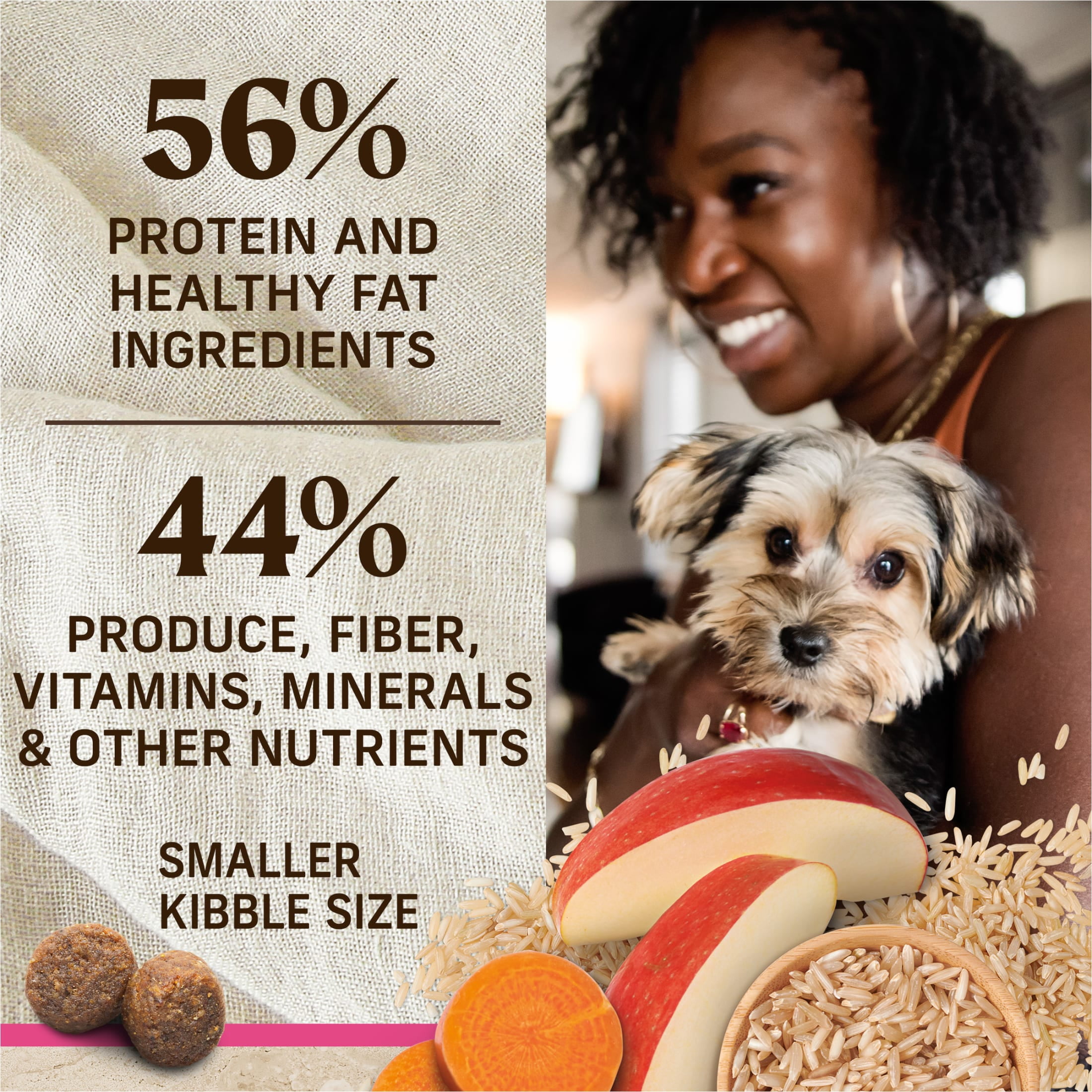 Merrick Healthy Grains Small Breed Dry Dog Food for Adults Chicken Brown Rice Formula 4 lb Bag Walmart