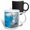 Multicolor, variant on 3drose, Glacial Cave - Vatnajoekull Np, Iceland., 11oz Two-tone Black Mug