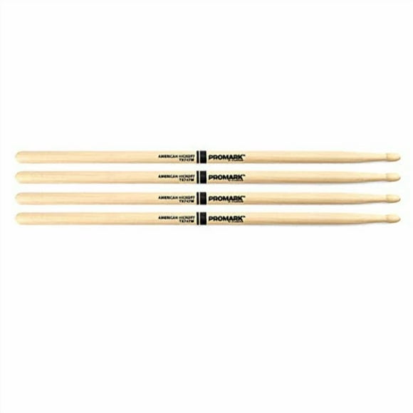 2 PACK Promark TX747W Pointe en Bois de Hickory Américain TX747W-2