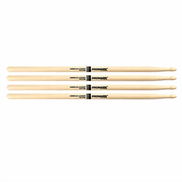 2 PACK Promark TX747W Pointe en Bois de Hickory Américain TX747W-2