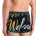 thumbnail image 5 of Daiia Floral Welcome Sign Men's Underwear Boxer Briefs, Cotton Stretch Moisture-Wicking Underwear-XX-Large, 5 of 9