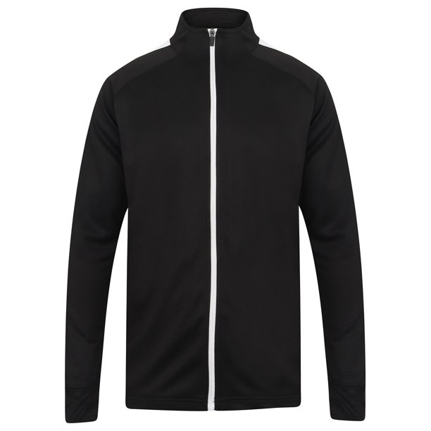 Finden & Hales - Top de Chándal para Mujer (Negro, Blanco)