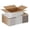15 Pack White-12x10x4 Inch, variant on 4x4x4 Inch 40 Pack White Corrugated Cardboard Shipping Boxes
