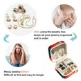 thumbnail image 4 of Ladybird Travel Portable Square Jewelry Box with Necklace Organizer, Earring Organizer, and Display Case - Ideal for Rings, Earrings, Necklaces, Bracelets, and More - Suitable for Girls and Women, 4 of 6