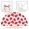thumbnail image 7 of Cauagu 30" Christmas Tree Skirt Strawberry Pattern Christmas Tree Decorations Tree Mat for Xmas Decorations Occasion Holiday Home Decor -30", 7 of 7