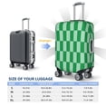 thumbnail image 4 of Lsque green party Printed Luggage Cover, Travel Luggage Protector,Scratch and Dirt Resistant, Fits 18-32 Inch Luggage-Large, 4 of 7