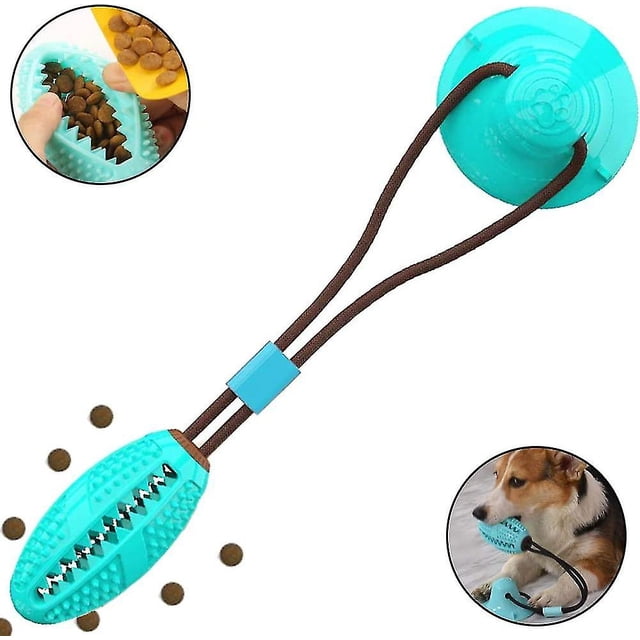 Juguete para perros TANGJMXG con ventosa multifunción masticar limpieza dental