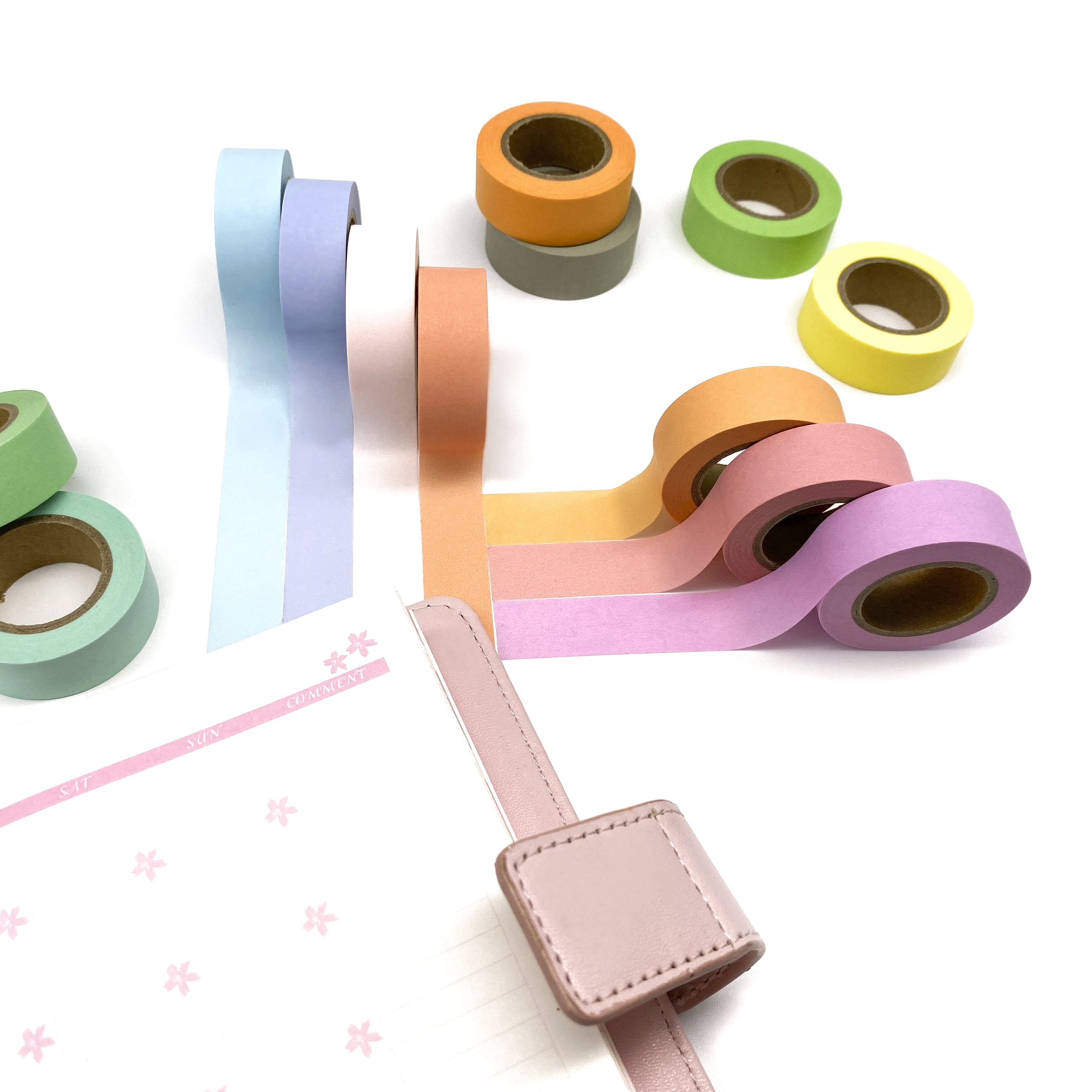 Solid Pastel Crafting Washi Tape Set by Recollections