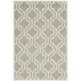 thumbnail image 4 of SAFAVIEH Chatham Henry Geometric Wool Area Rug, Grey/Ivory, 4' x 6', 4 of 10