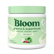 30 ct Bloom Nutrition Greens and Superfoods Powder - Probiotics for Digestive Health & Bloating Relief for Women, Digestive Enzymes for Gut Health, Best Tasting Greens