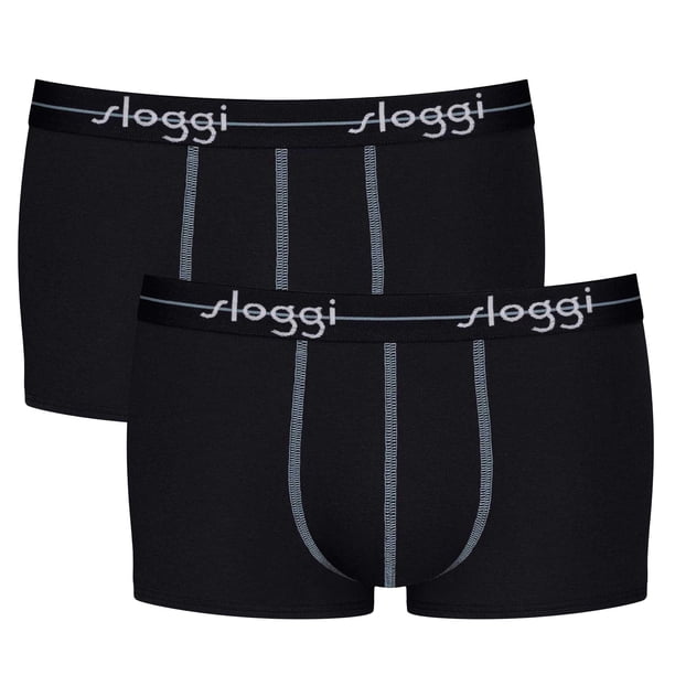 Sloggi men's hipster 2-pack - Start Hipster C2P box, boxer shorts, algodón Negro XL (X-Large)