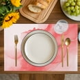 thumbnail image 3 of Placemat Abstract Ombre Pink Marble Placemats for Dining Table White Modern Art Washable Table Mats for Party Kitchen Dining Decoration, 3 of 7