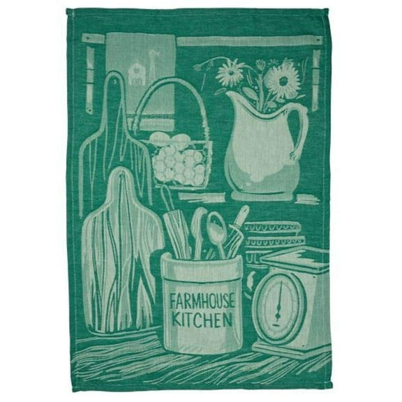 Primitives by Kathy Jacquard Farmhouse Dish Towel
