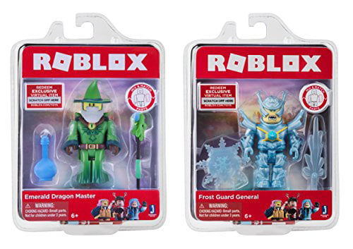 Roblox Figure 2 Pack Emerald Dragon Master And Frost Guard