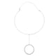 thumbnail image 1 of Collar gargantilla Con colgante redondo geométrico perfecl de moda para mujer plata, 1 of 8