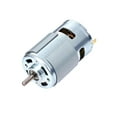 thumbnail image 2 of Motor 775 DC Motor de componentes electrónicos DC 12V 12000 RPM Fácil de instalar Herramientas eléctricas de bricolaje Motor DC cepillado de tamaño, 2 of 8