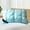 Blue, variant on PPLoney Velvet Twirl Pillow - Ergonomic Cotton Cushion for Comfort and Breathability, Multiple Colors Available