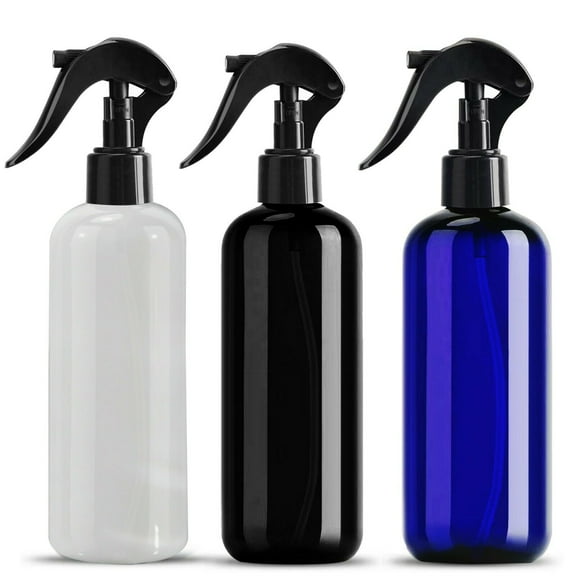 Axelit Plastic Water Spray Bottle 16.9oz, Sprayer Baso for Wetting Hair or Cleaning Solution (3 packs)