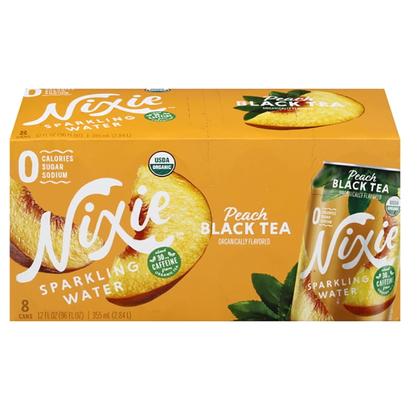 Nixie Sparkling Water Peach Black Tea Sparkling Water, 12 oz Walmart Canada
