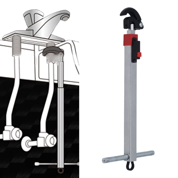Llave Para Lavabo, Llave Para Lavabo De 180, Cabezales Dobles, Mordazas Con Resorte De 250 Mm Para Mantenimiento De Reparación