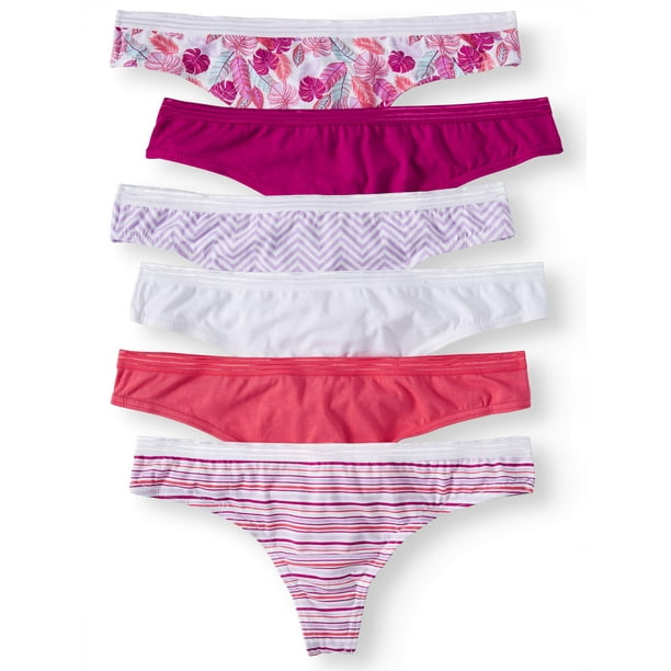 Secret Treasures Secret Treasures Women's cotton stretch thong