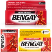 Bengay Pain Relief Bundle (Cream, Patches, Gel)