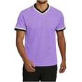 thumbnail image 7 of Aofany Mens Big and Tall T-Shirts Casual Solid Color Pullover Shirt Plus Size V Neck Tops for Men Stylish, 7 of 7