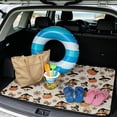 thumbnail image 2 of HUISEFOR Skull Witch Hat Car Trunk Mat 29" x 39" Non-Slip Anti-Scratch Cargo Mat Rear Trunk Liner Full Protection Cars Accessories Universal Fit for Most Vehicle, 2 of 7