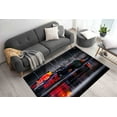 thumbnail image 2 of Easy To Clean Rug, 3D Printeds Rug, Car Lover Gift Rugs, Printed Rugs, Car Racing Lover Gift Rugs, Car Rugs, Boy Room Rug, Large Rug, 2'x3' - 60x90 cm, 2 of 9
