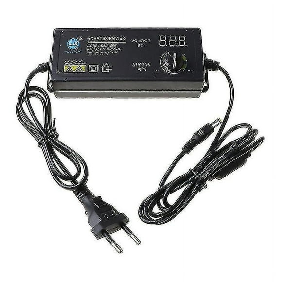 Adjustable Power Adapter Display Screen Voltage Regulated 9-24v 3a Eu Plug