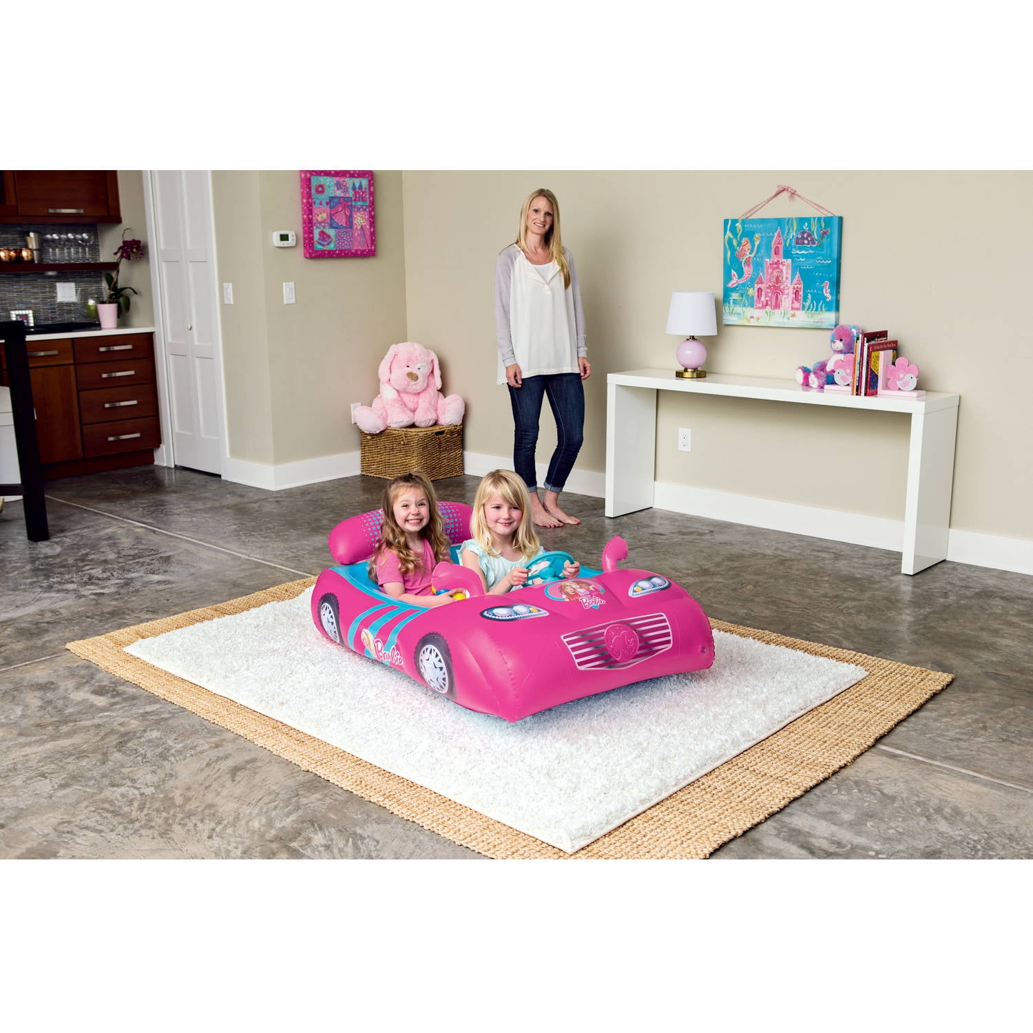Barbie Sports Car Inflatable Ball Pit - Walmart.com - Walmart.com