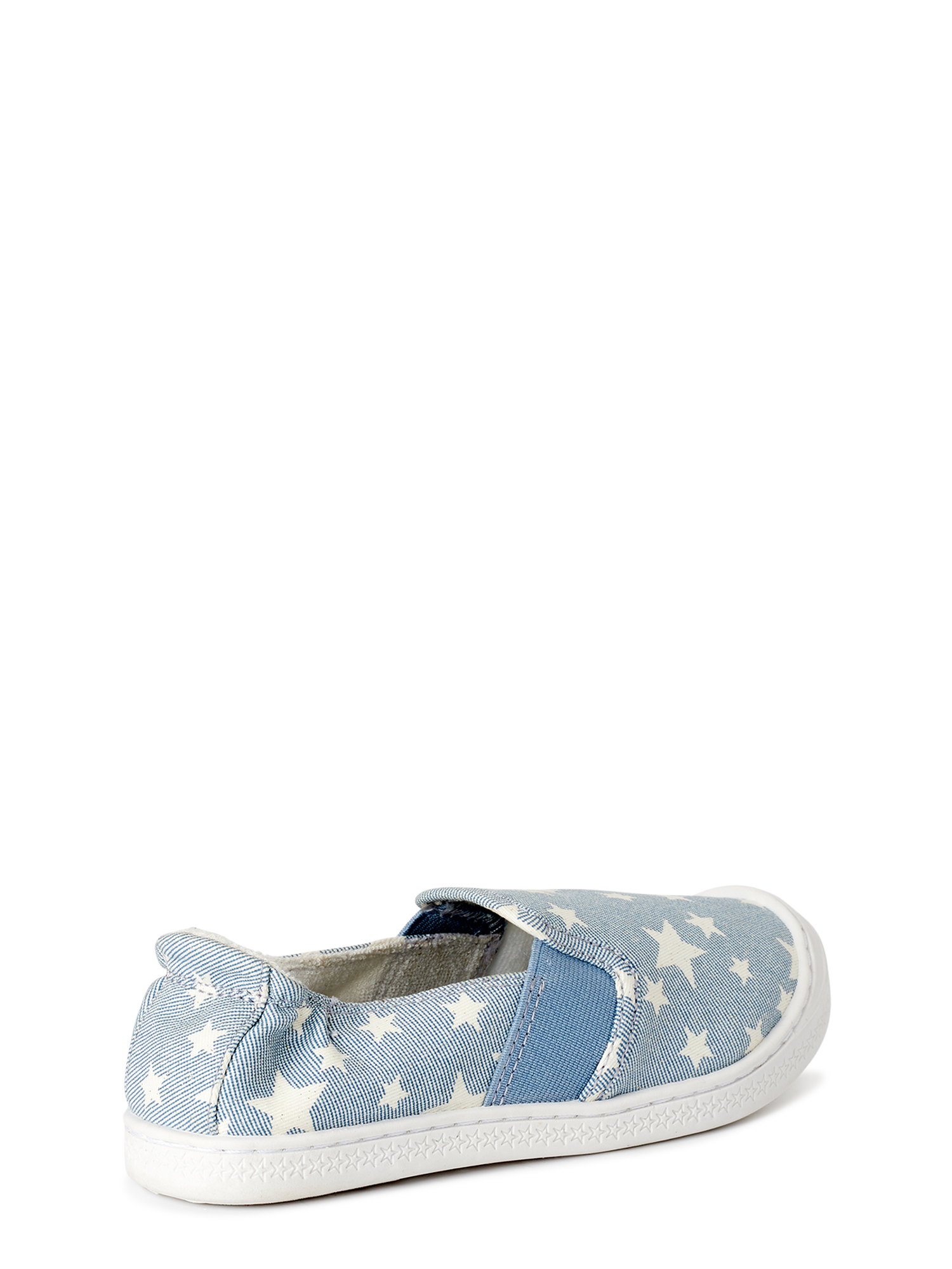 Wonder Nation Little Girl & Big Girl Casual Bump Toe Sneaker - Walmart.com