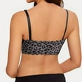 thumbnail image 6 of Telankuip Leopard Print Push up Bras for Women Wireless with Lift and Support Comfort Bras Full Coverage Smoothing Seamless Bra No Underwire Thin Breathable Bralettes Black XL, 6 of 7