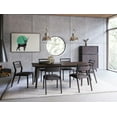 thumbnail image 2 of HomeRoots 486022 30 x 83 x 39 in. Dark Brown Sleek Rectangular Wood Dining Table, 2 of 8