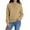 Khaki, variant on Sweaters for Women, Womens V Neck Long Sleeve Sweatshirts Half Button Soft Knit Lightweight Pullover Fashion Fall Clothes Grey M