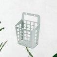 thumbnail image 3 of Laundry Container Plastic Detachable Hanging Storage Basket Organizer Household Supplies (Small, Green), 3 of 8