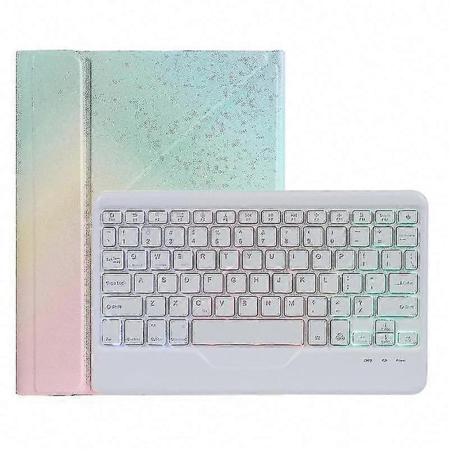 B011s Split Backlit Bluetooth Keyboard Case with Triangle Stand & Pen Slot compatible Pro 11 2021/2020/2018 & Air 4 10.9 High quality Gift