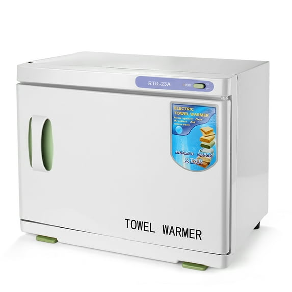 Hot Towel Heater Warmer Cabinet with UV Sterilizer Ultraviolet 2 in 1 Electric Equipment 23L Capacity for Massage Facial Spa Beauty Salon Nails Shop GYM Home and Commercial Use