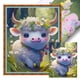 thumbnail image 1 of Hilo de algodón ecológico bordado 11CT 3 hebras impresión 40x50cm Kit serie punto cruz Zodiac-Ox Btafrte, 1 of 9